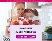 15% Rabatt auf ausgew&auml;hlte Blumenstr&auml;u&szlig;e zum Muttertag bei Blume Ideal