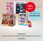 15% Rabatt auf ausgew&auml;hlte Filme, Musik, B&uuml;cher & H&ouml;rb&uuml;cher, Spielwaren und mehr bei Hugendubel