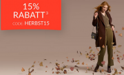 15% Rabatt auf ausgew&auml;hlte Herbstmode bei HSE