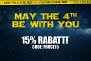 15% Rabatt auf ausgew&auml;hlte Star Wars Artikel