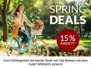 15% Rabatt auf ausgew&auml;hlte Taschen und Rucks&auml;cke im Taschenkaufhaus