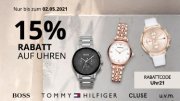 15% Rabatt auf ausgew&auml;hlte Uhren-Highlights bei Christ
