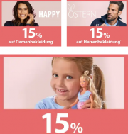 15% Rabatt auf Damen- und Herrenbekleidung & Spielwaren bei NKD 