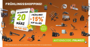 15% Rabatt auf das komplette Sortiment bei Fuxtec