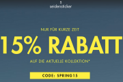 15% Rabatt auf die aktuelle Kollektion f&uuml;r Damen und Herren im Seidensticker Shop