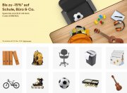 15% Rabatt auf die Kategorie B&uuml;ro- und Schulausstattung sowie Spielzeug und Freizeitsport bei Ebay