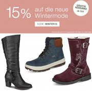 15% Rabatt auf die neue Winterkollektion f&uuml;r Damen, Herren und Kinder bei Gebr&uuml;der G&ouml;tz