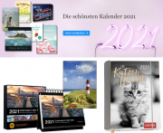 15% Rabatt auf die sch&ouml;nsten Kalender 2021 im eBook Shop