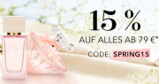 15% Rabatt auf fast alles au&szlig;er auf reduzierte Artikel und Angebote im Douglas Shop