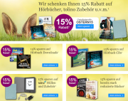 15% Rabatt auf fast ALLES im eBook Shop