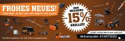 15% Rabatt auf fast ALLES im Fuxtec Shop