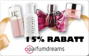 15% Rabatt auf fast ALLES im Parfumdreams Shop