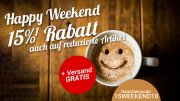 15% Rabatt auf fast alles + kostenloser Versand bei Weltbild