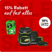 15% Rabatt auf fast alles oder 18% mit KultClub bei Thalia