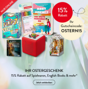 15% Rabatt auf Filme, Musik, B&uuml;cher & H&ouml;rb&uuml;cher, Spielwaren und mehr bei Hugendubel