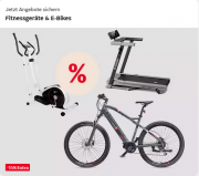 15% Rabatt auf Fitnessger&auml;te und E-Bikes bei Otto