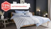 15% Rabatt auf Heimtextilien, Accessoires, Lampen & vieles mehr bei Yourhome