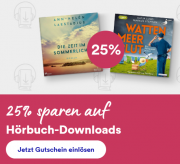 15% Rabatt auf H&ouml;rbuch-CDs und 25% Rabatt auf H&ouml;rbuch-Downloads bei Thalia
