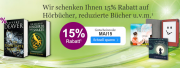 15% Rabatt auf H&ouml;rb&uuml;cher, reduzierte B&uuml;cher und mehr im eBook Shop