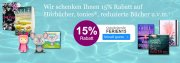 15% Rabatt auf H&ouml;rb&uuml;cher, tonies, reduzierte B&uuml;cher u.v.m. im eBook Shop
