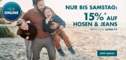 15% Rabatt auf Hosen und Jeans im Galeria Karstadt Kaufhof Shop