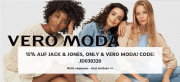 15% Rabatt auf Jack & Jones, Vero Moda und Only im Jeans Direct Shop