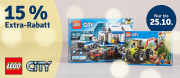 15% Rabatt auf Lego City bei myToys
