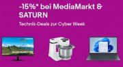 15% Rabatt auf Media Markt & Saturn Technik-Deals zur Cyber Week bei Ebay