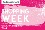 15% Rabatt auf Mode, Beauty, Sport und mehr ab 2 Teile bei Galeria