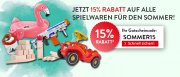 15% Rabatt auf Outdoor- und Sommer-Spiele im Hugendubel Shop