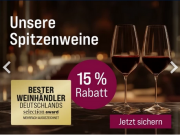 15% Rabatt auf pr&auml;mierte Spitzenweine im Silkes Weinkeller