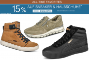 15% Rabatt auf Sneaker & Halbschuhe + gratis Versand bei Gebr&uuml;der G&ouml;tz