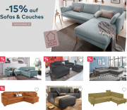 15% Rabatt auf Sofas & Couches im Quelle Shop