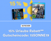 15% Rabatt auf Spielwaren, Filme, H&ouml;rb&uuml;cher und H&ouml;rbuch-Downloads im Thalia Shop