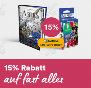 15% Rabatt auf Spielwaren, Filme, Musik, Games, Schreibwaren, H&ouml;rb&uuml;cher und mehr bei Thalia