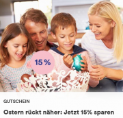 15% Rabatt auf Spielwaren, Filme, Software, Schreibwaren, H&ouml;rb&uuml;cher und mehr bei Thalia