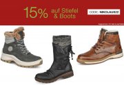 15% Rabatt auf Stiefel und Boots f&uuml;r Damen, Herren und Kinder bei Gebr&uuml;der G&ouml;tz