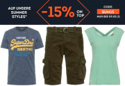 15% Rabatt auf Summer Styles bei SportScheck