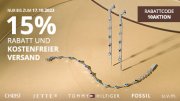 15% Rabatt auf &uuml;ber 8.300 Marken Uhren und Schmuckst&uuml;cke + keine Versandkosten bei Christ