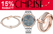 15% Rabatt auf &uuml;ber 8.500 ausgew&auml;hlte Marken Uhren und Schmuckst&uuml;cke bei Christ
