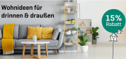 15% Rabatt auf &uuml;ber 81.000 Wohnideen f&uuml;r drinnen & drau&szlig;en bei Yomonda