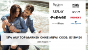 15% Rabatt auf viele Top Marken im Jeans Direct Shop