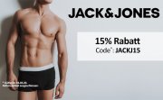 15% Rabatt auf W&auml;sche und Socken von Jack & Jones im MyBodyWear Shop