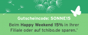 -15% Rabatt heute und morgen bei Tchibo