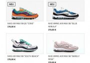 15% Rabatt Nike Air Max 98 beim Afew-Store &ndash; z.B. Nike Air Max 98 &bdquo;South Beach&ldquo; f&uuml;r 152,96&euro; 