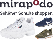 15% Rabatt online & 20% Rabatt in der App auf &uuml;ber 13.000 Sneaker im Mirapodo Shop