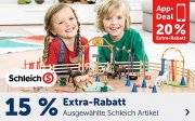 15% Rabatt online oder 20% Rabatt in der App ausgew&auml;hlte Artikel von Schleich im MyToys Shop