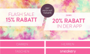 15% Rabatt online und 20% Rabatt in der App auf alle auf Schuhe und Taschen im Mirapodo Shop