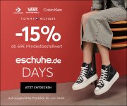 15% Rabatt &uuml;ber 60.000 ausgew&auml;hlte Schuhe, Taschen und Accessoires bei eSchuhe