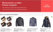 Neue Aktion bei Ebay 20% auf Wintertrend Artikel- Mode, Beauty, Sport und mehr mit Gutscheincode